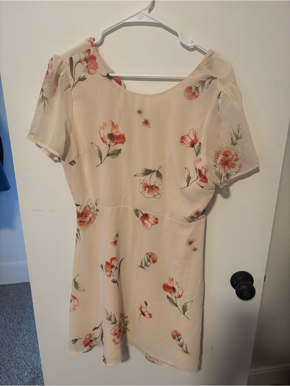 Pink Floral Dress